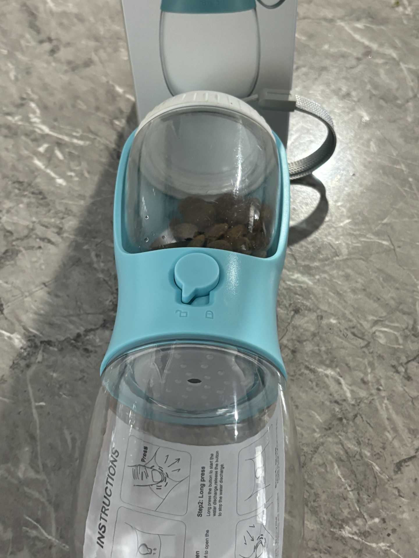 Travel Water and Treat Bottle